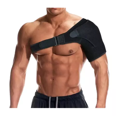 Heated shoulder massager