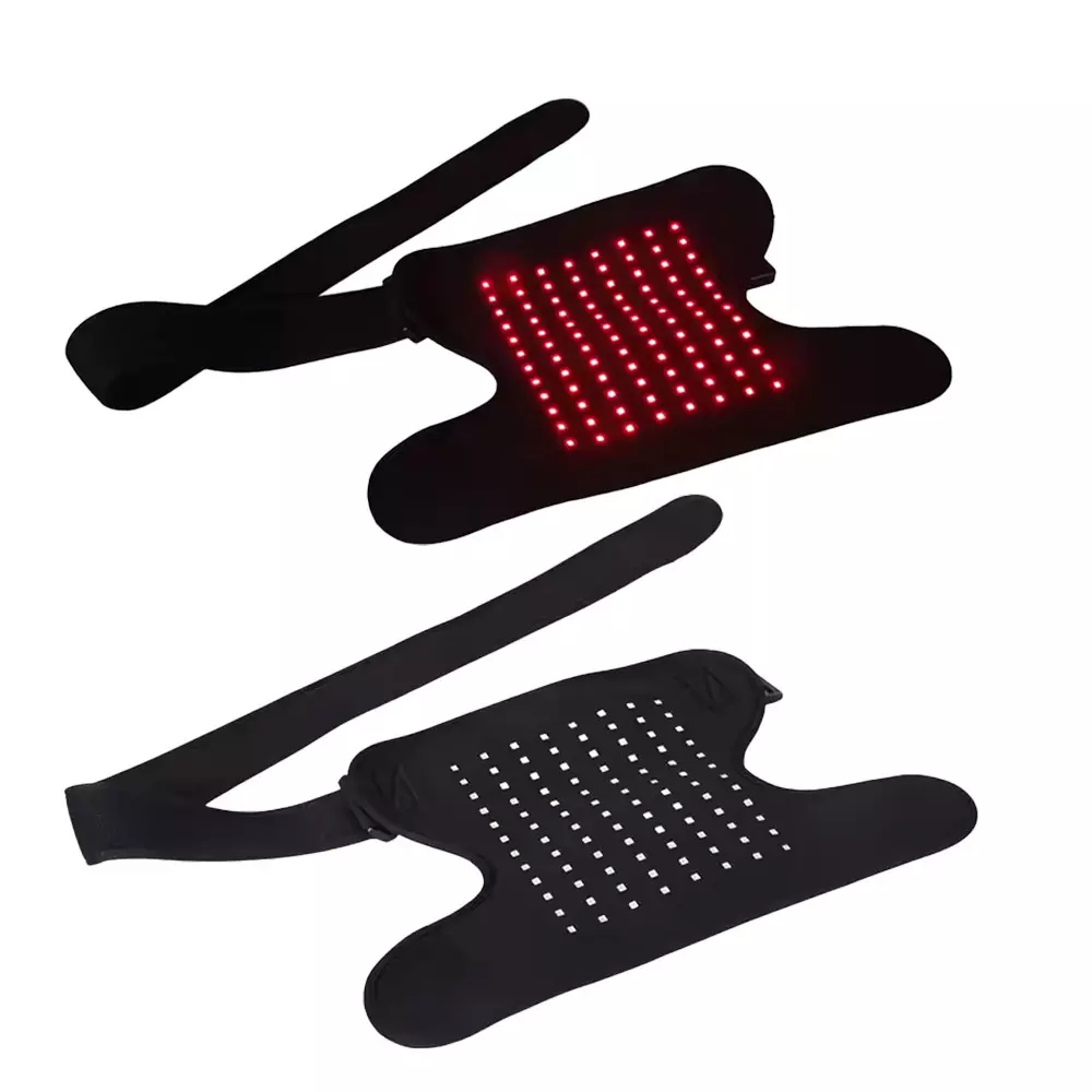 Heated shoulder massager